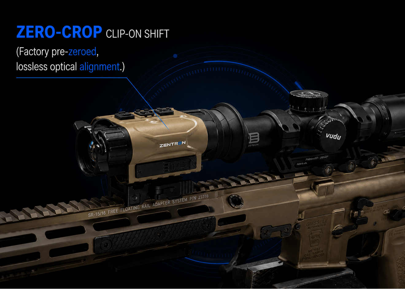 MEGA CQ25R zero-crop clip-on shift